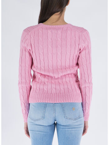 MAGLIONE SCOLLO V, CARMEL PINK, small