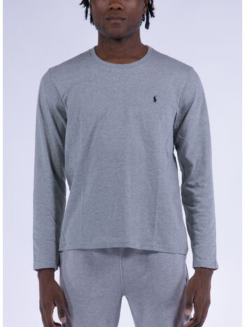 CAMICIA DA NOTTE IN JERSEY DI COTONE, ANDOVER HEATHER, small