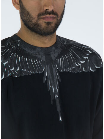 FELPA ICON WINGS REGULAR, 1010 BLACK BLACK, small