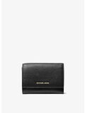 PORTAFOGLIO BRYANT GRANDE IN PELLE MARTELLATA CON CHIUSURA A SCATTO, 001 BLACK, thumb