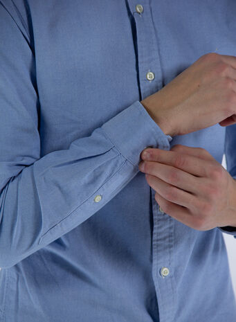 CAMICIA OXFORD, 007BLUE, small