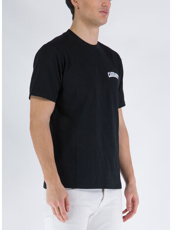 T-SHIRT S/S UNIVERSITY SCRIPT, 0D2XX BLACK/WHITE, small