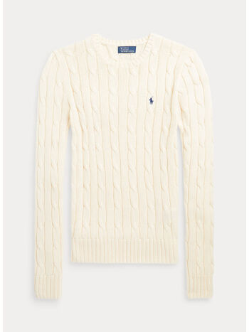 MAGLIONE GIROCOLLO JULIANNA, CREAM, small