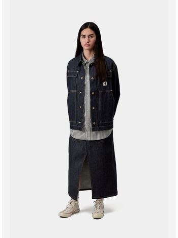 GIUBBOTTO OG ARTIC SMITH DENIM, 0101 BLUE RIGID, small