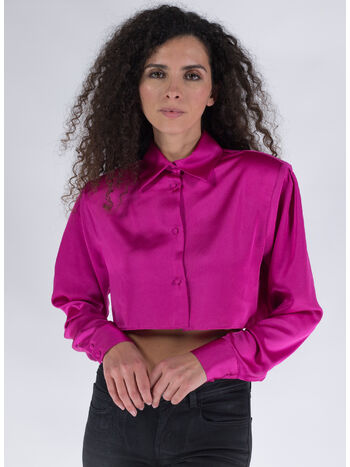CAMICIA THE UP CROP, BERRY, small
