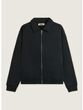 FELPA FULL ZIP WBTOM, BLACK, thumb
