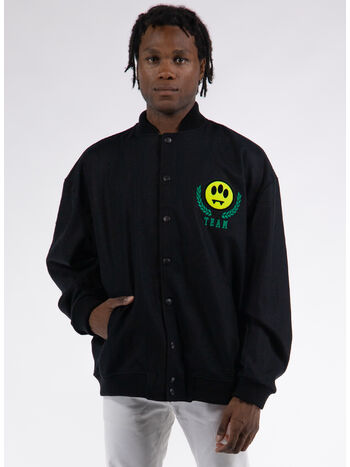GIUBBOTTO VARSITY, 110 NERO/BLACK, small