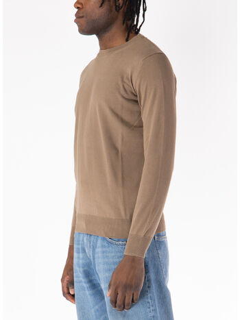 MAGLIONE GIROCOLLO RASATO, 190 CANAPA, small