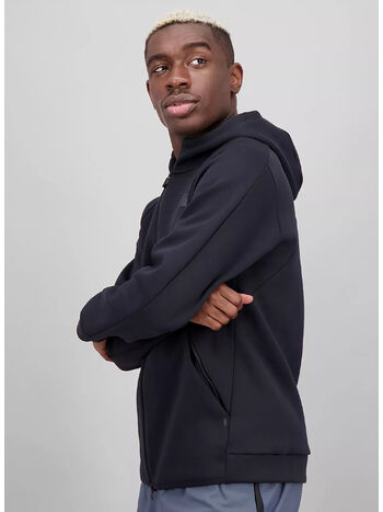 FELPA TECH FLEECE FULL ZIP, 001 BLACK, small