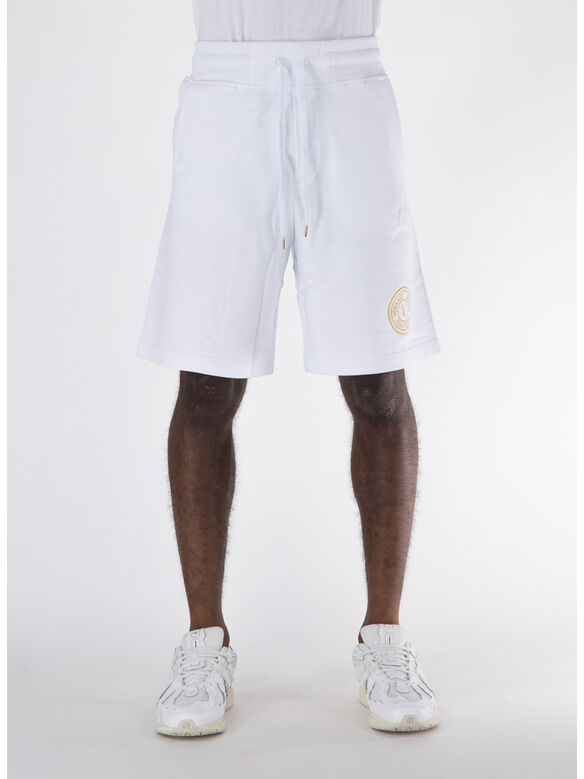 SHORTS GOLD EMBRO, G03 WHITE/GOLD, medium