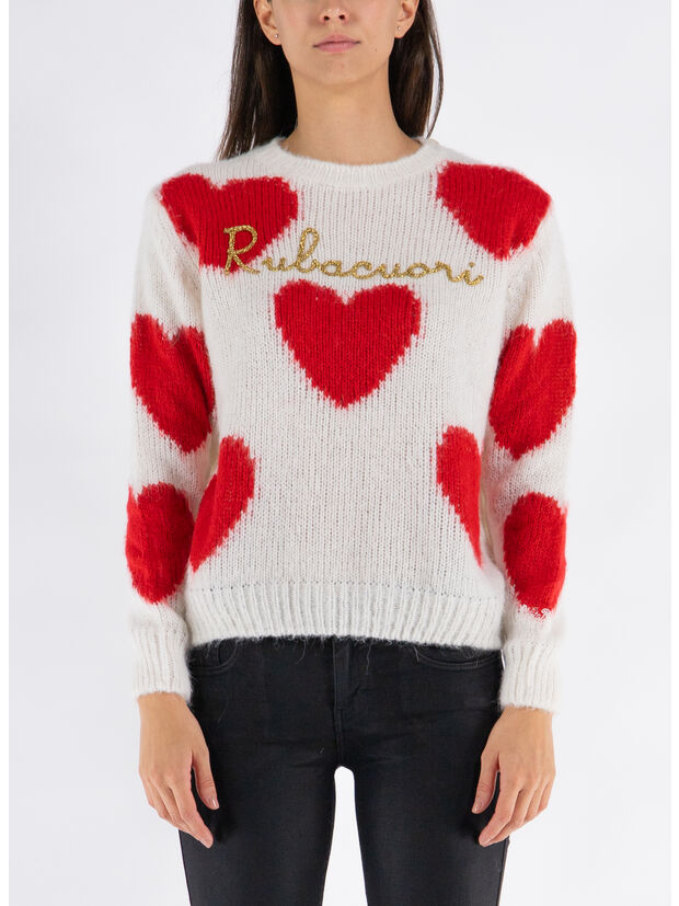 Maglione rosso hotsell donna