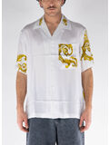 CAMICIA WATERCOLOR COUTURE, G03 WHITE/GOLD, thumb