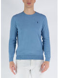 MAGLIONE GIROCOLLO, CHANNEL BLUE, thumb