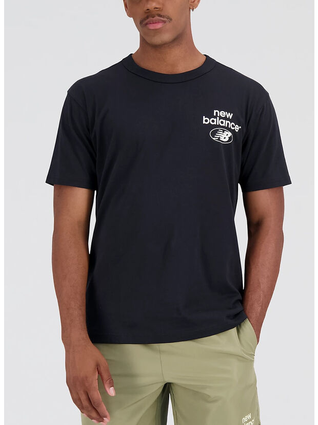 T-SHIRT ESSENTIALS REIMAGINED TEE, BK BLACK, large