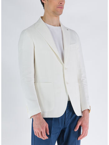 GIACCA MONTECARLO MONOPETTO, EX848 BIANCO, small