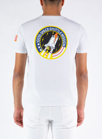 T-SHIRT SPACE SHUTTLE, 09WHITE, small