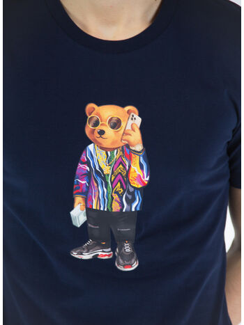 T-SHIRT ORGANIC FILOU, 05 NAVY BLUE, small