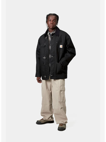 CAPPOTTO ADAIR NYLON CANVAS, 00EXX BLACK/BLACK, small