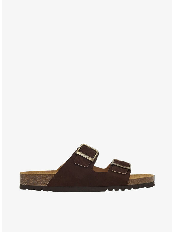 SANDALO SABOT JULIEN, DARK BROWN, medium