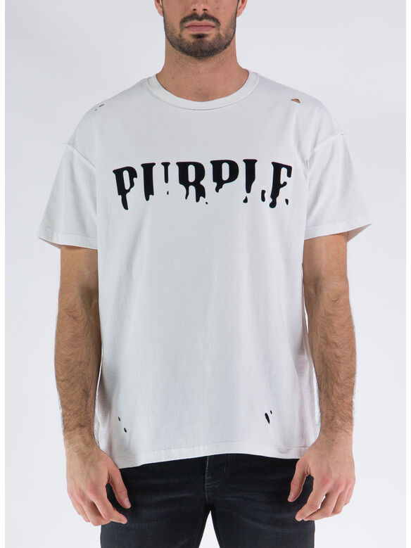 T-SHIRT P101 TEXTURED JERSEY, WHITE WHITE, medium
