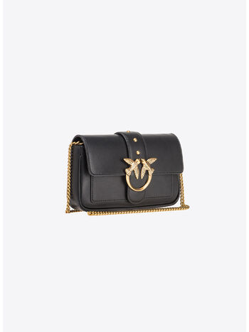 BORSA LOVE ONE POCKET, Z99Q NERO ORO, small