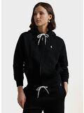 FELPA HOODIE FULL ZIP, POLO BLACK, thumb