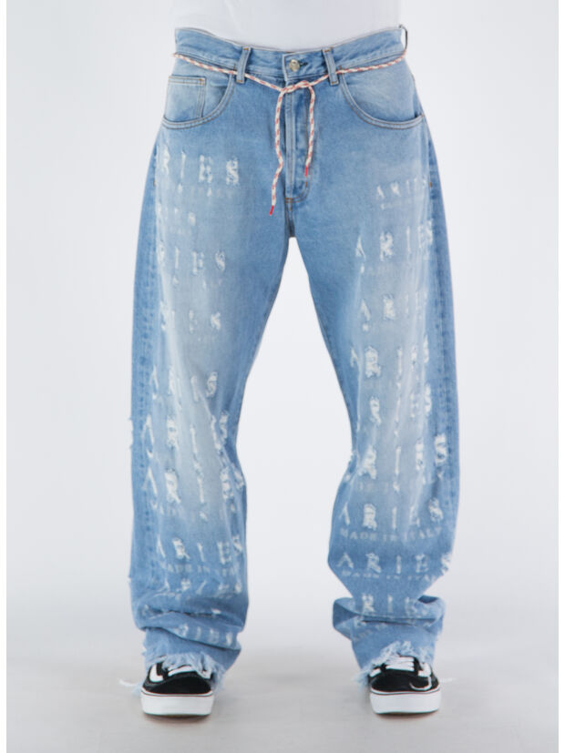 Jeans destroyed deals uomo