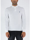 M POLO IN PIQUE MANICA LUNGA SLIM-FIT, WHITE, thumb