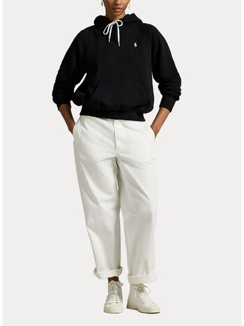 FELPA HOODIE, POLO BLACK, small