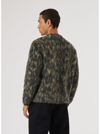 CARDIGAN DOLCE FLEECE, CHARCOAL, small