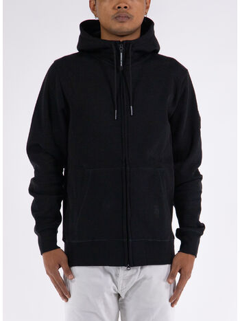FELPA SIREN FULL ZIP, 001 BLACK, small