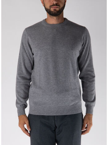 MAGLIONE GIROCOLLO IN CASHMERE, W6K1.00012 GRIGIO, small