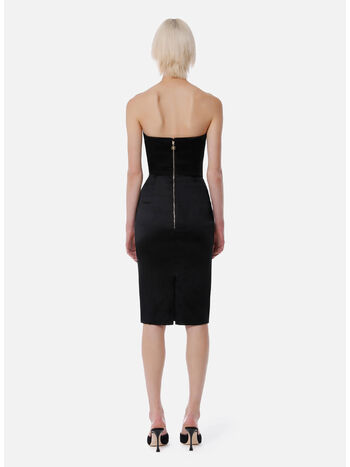 ABITO BACK ZIP, 539 NERO/NUDO, small