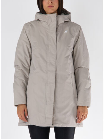 GIACCA SOPHIE SOFT TOUCH MARMOTTA, ATY BEIGE G-GREY B, small
