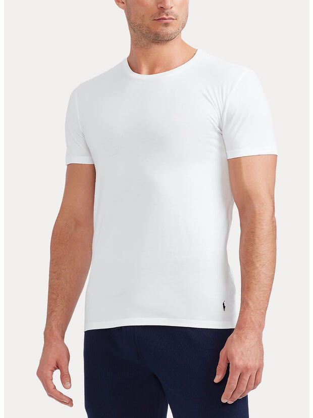 T-SHIRT CREW 3 PACK, WHITE/WHITE/WHITE, large