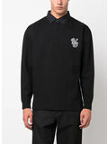 CAMICIA RUGBY LS, BLACK/BLACK, thumb