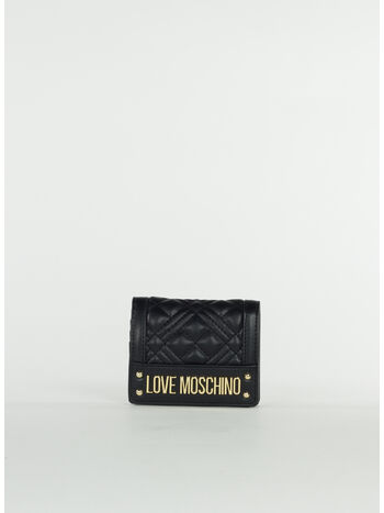 PORTAFOGLIO ZIPPED CON LOGO, 000, small