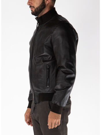 GIUBBOTTO DEREK SEAMLESS REVERSIBLE, 06 DARK BROWN, small