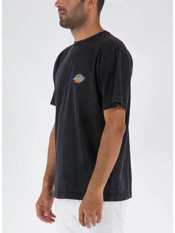 T-SHIRT ICON WASHED, BLK1 BLACK, small