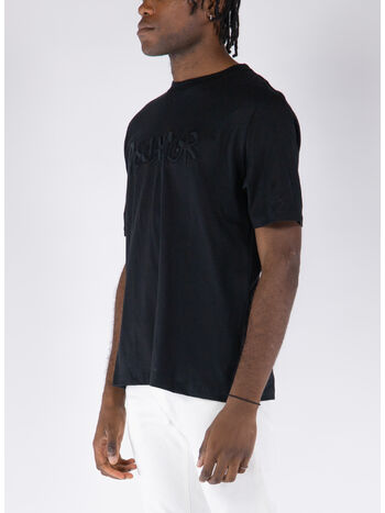 T-SHIRT CON RICAMO, NERO, small