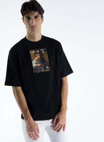 T-SHIRT CARAVAGGIO BOY SKATE, 1084BLACKMULTI, small