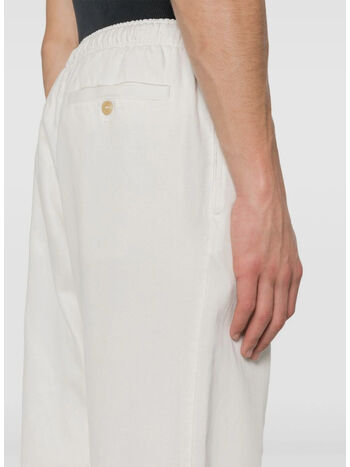 PANTALONE MONOGRAM, 0310 OFF WHITE BLACK, small