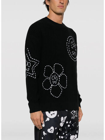 MAGLIONE JUMPER, 110 NERO/BLACK, small