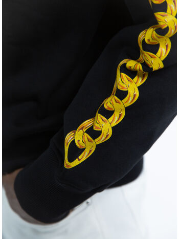 FELPA LOGO CHAIN, G89 BLACK/GOLD, small
