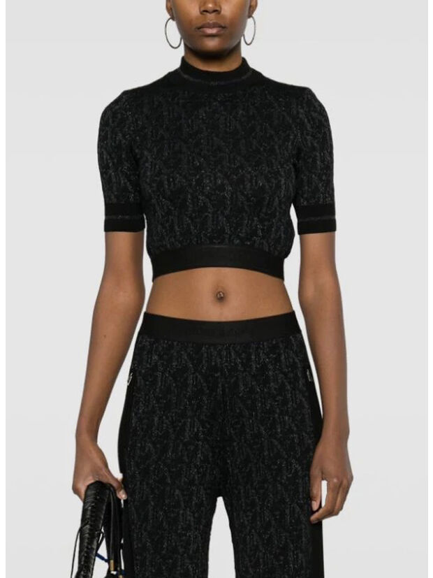 TOP MONOGRAM IN MAGLIA JACQUARD, 1010, large