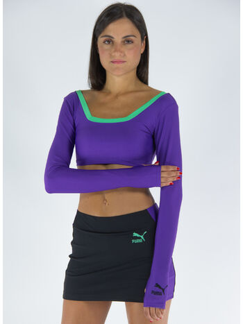 TOP A MANICHE LUNGHE PUMA x DUA LIPA, 90 ROYAL PURPLE, small