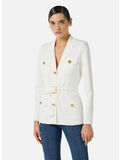 GIACCA IN MAGLIA PUNTO STOFFA, 360 AVORIO, thumb