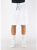 SHORT IN FELPA SUMMER, 100 BIANCO OTTICO, thumb