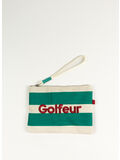 POCHETTE CANVAS UNISEX, 080 VERDE/GREEN, thumb