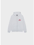 FELPA FULL ZIP SUPERIOR QUALITY, 0062 ASH HEATHER, thumb
